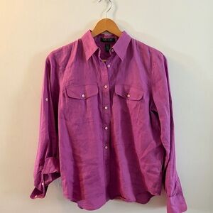 Ralph Lauren Linen Button Down